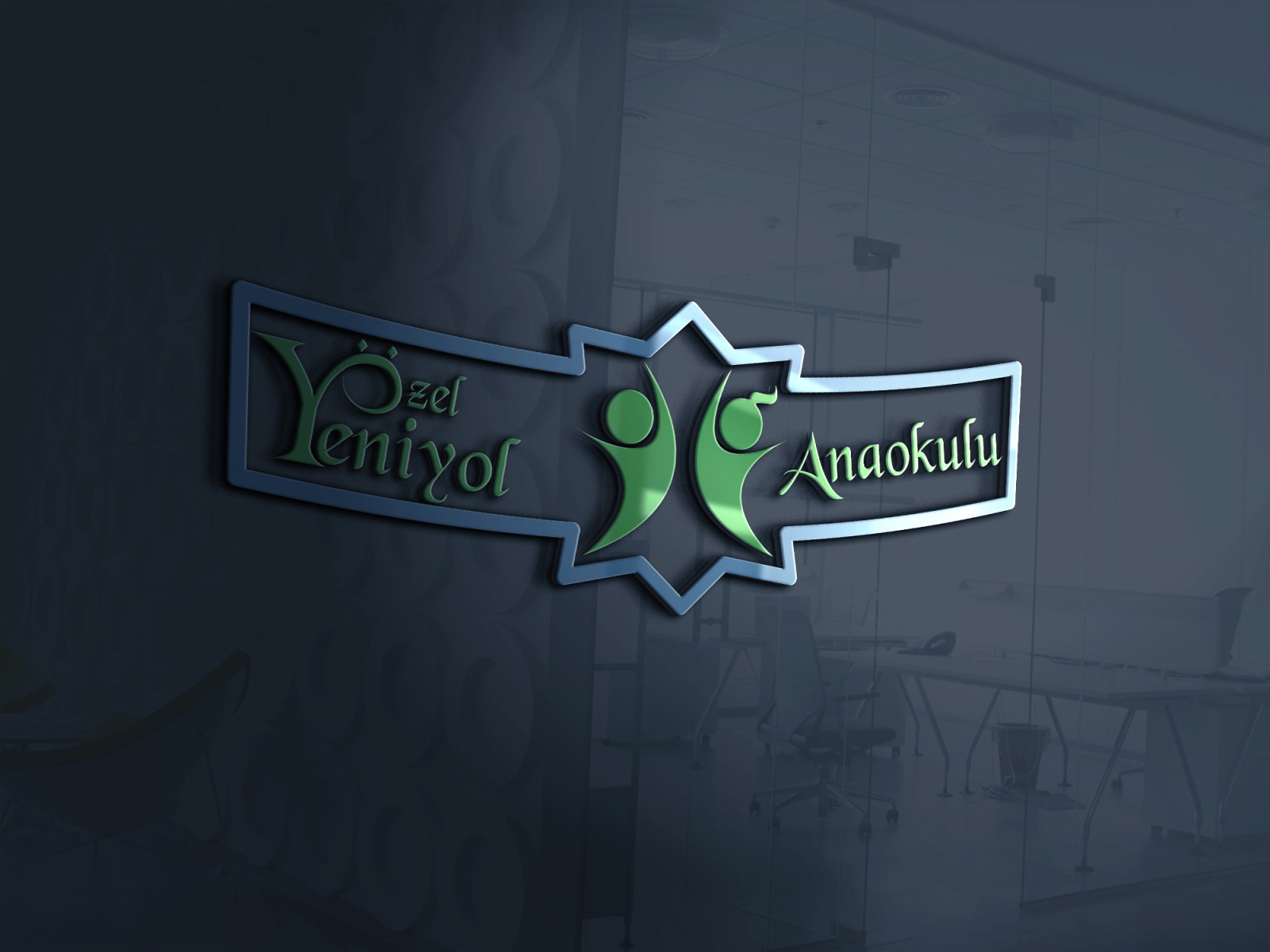 Tasarlayan designing-yeniyol anaokulumuza dikkat çekici logo 