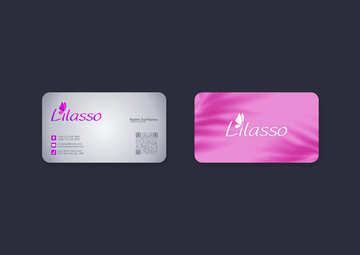 Tasarlayan grfkismail-''LİLASSO'' MARKASI İÇİN LOGO-KARTVİZİT