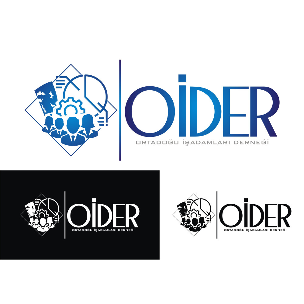 Ortadoğu iş adamları derneği için logo yarışmasına reikilam tarafından girilen tasarım