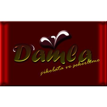 DAMLA Çikolata ve Şekerleme logo tasarım yarışmasına tasarımcı glis tarafından sunulan  tasarım 