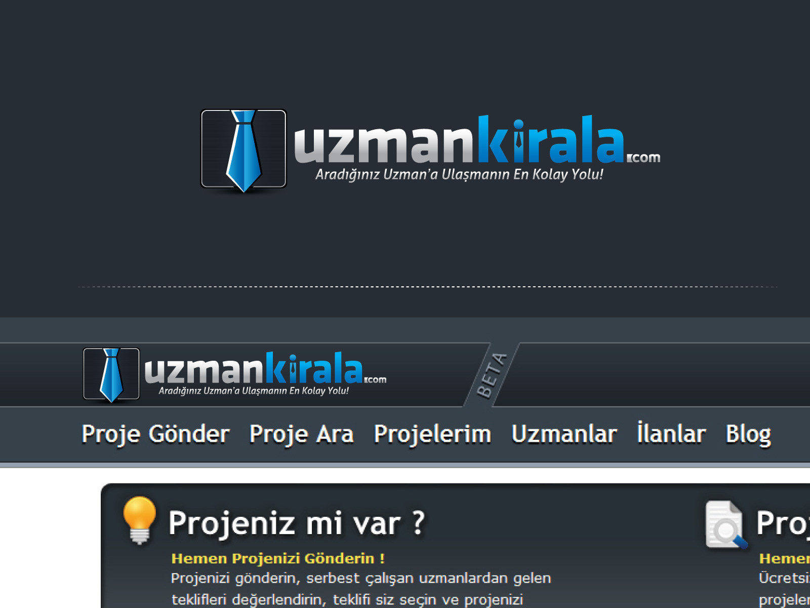 Tasarlayan tombulkedi-UzmanKirala.com Logo Revizyonu