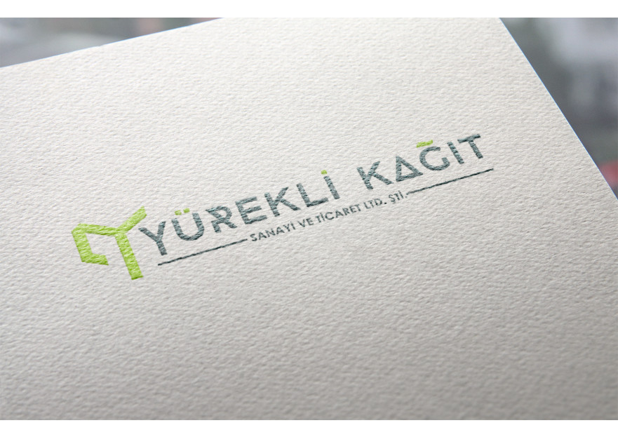 Yürekli Kağıt Yeni Logosunu Arıyor. yarışmasına tasarımcı ELORA DESIGN tarafından sunulan  tasarım 