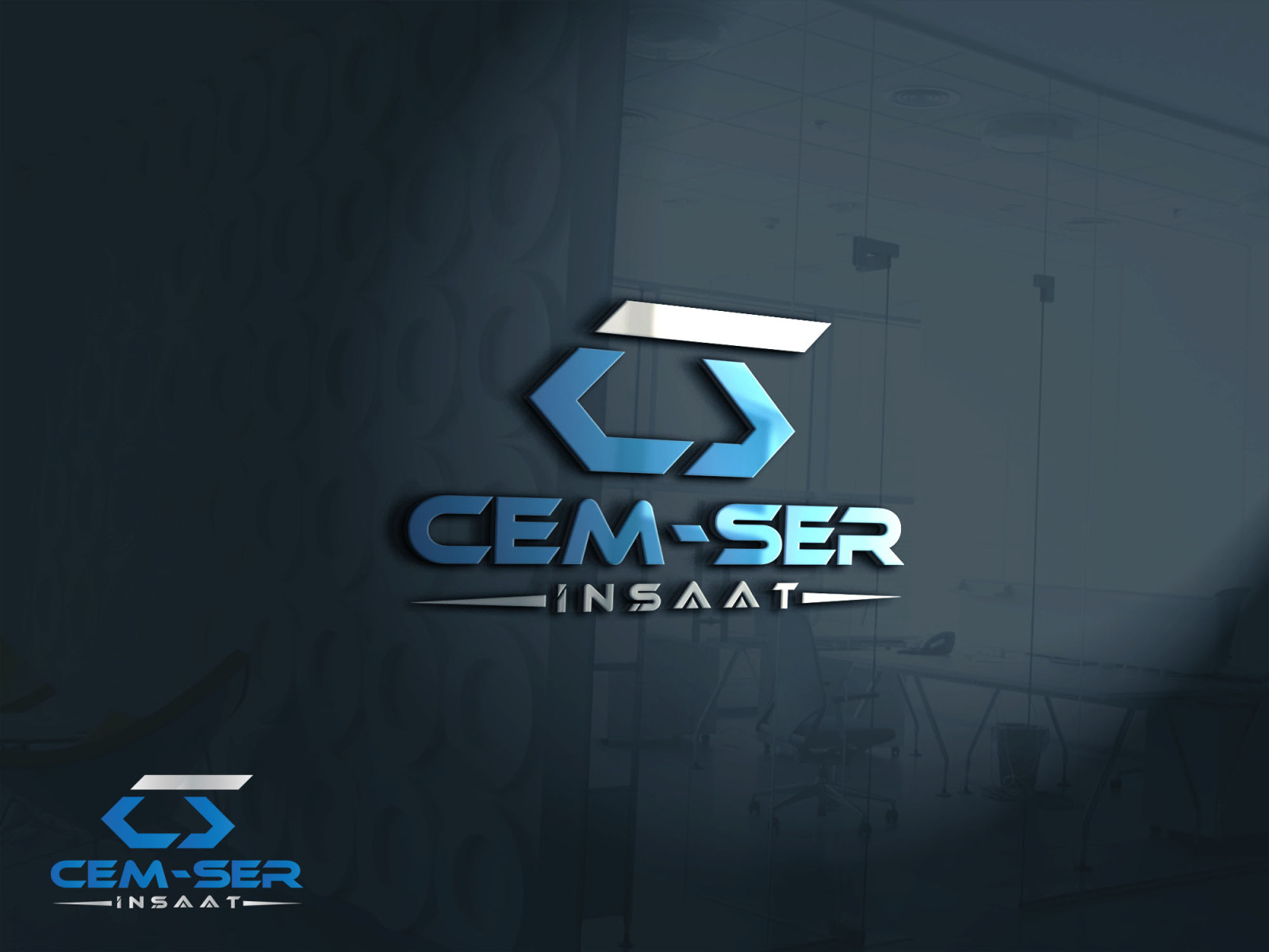 Tasarlayan GhostSpy-Cem-Ser İnşaat Logo Çalışması