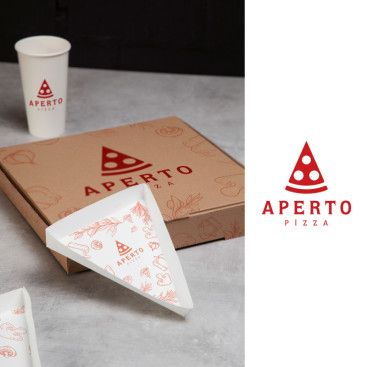 APERTO PİZZA LOGOSUNU ARIYOR yarışmasına tasarımcı gokhandesignr tarafından sunulan  tasarım 