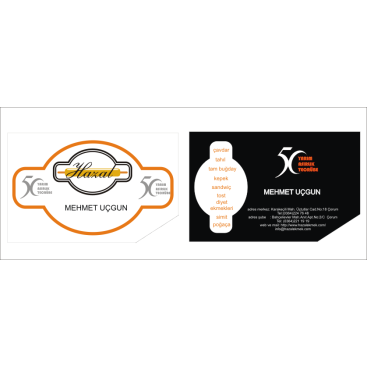 Kartvizit Tasarımı yarışmasına tasarımcı rabiaerbks tarafından sunulan  tasarım 