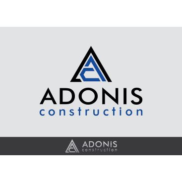 Adonis Construction Logo Tasarımı yarışmasına tasarımcı Sisyphus tarafından sunulan  tasarım 