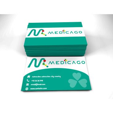 İLAÇ ÜRETİM ŞİRKETİNE LOGO VE KARTVİZİT yarışmasına tasarımcı tahaozberkdesign tarafından sunulan  tasarım 