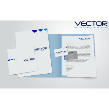 VECTOR ADINA LOGO & KURUMSAL KIMLIK yarışmasına tasarımcı grafikseli tarafından sunulan  tasarım 
