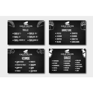 Fast Food Menüsü Tasarimi yarışmasına tasarımcı GhostSpy tarafından sunulan  tasarım 