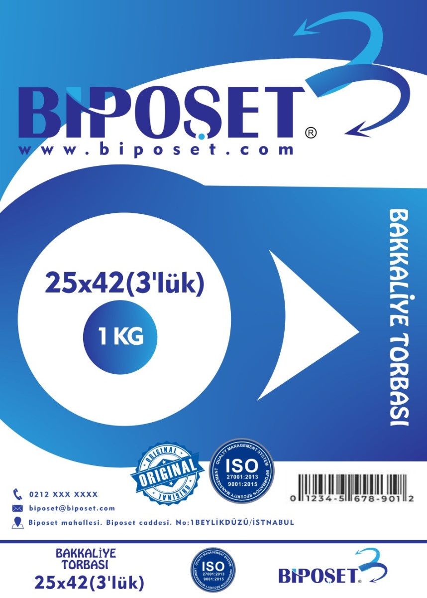 Tasarlayan MuhammedTalha-BAKKALİYE TORBASI  DIŞ AMBALAJ TASARIMI