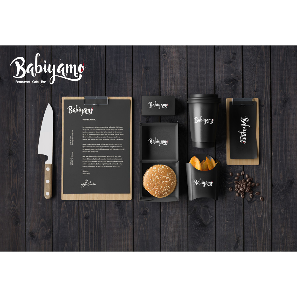 Cafe ve Restaurant Logosu  yarışmasına FSU Design tarafından girilen tasarım