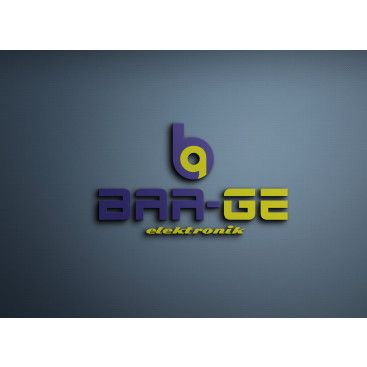 BAR-GE Elektronik için LOGO tasarımı yarışmasına tasarımcı mehmetmms tarafından sunulan  tasarım 