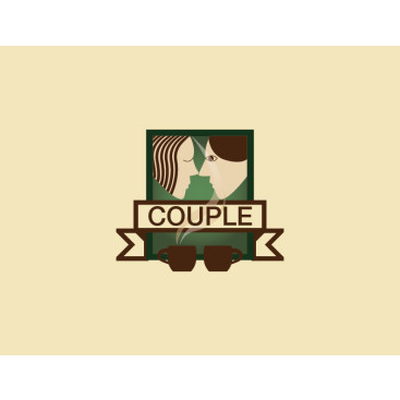 Cafe Logo tasarımı yarışmasına tasarımcı tuylek tarafından sunulan  tasarım 