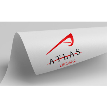 Atlas Kırtasiye yeni logosunu arıyor  yarışmasına tasarımcı selin öz. tarafından sunulan  tasarım 