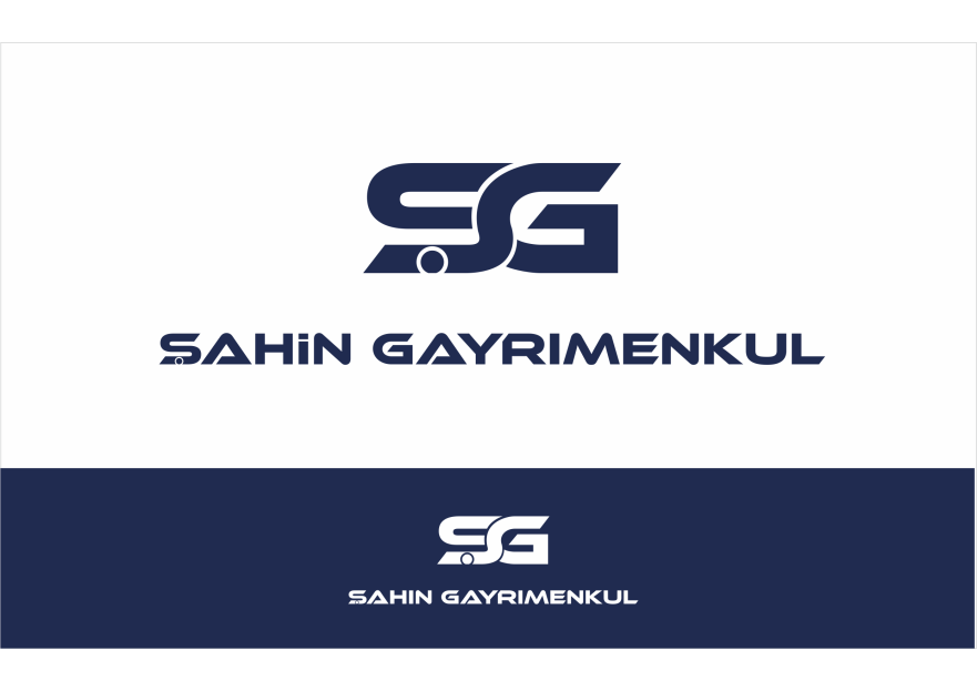 Şahin Gayrimenkul Logo + Kurumsal Kimlik yarışmasına tasarımcı ErcanH tarafından sunulan  tasarım 