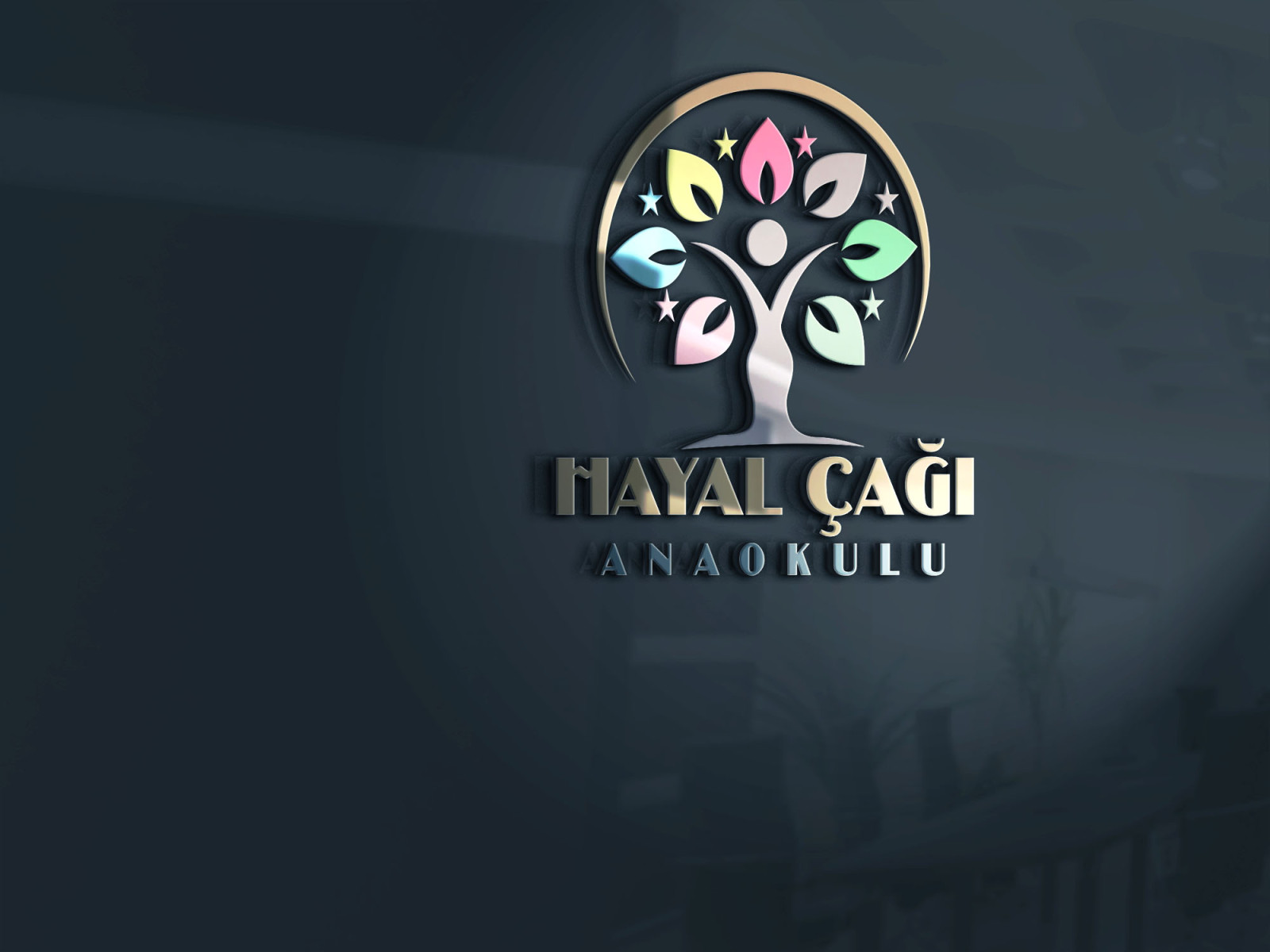 Tasarlayan elifgrafikdesign-Anaokulu Logosu