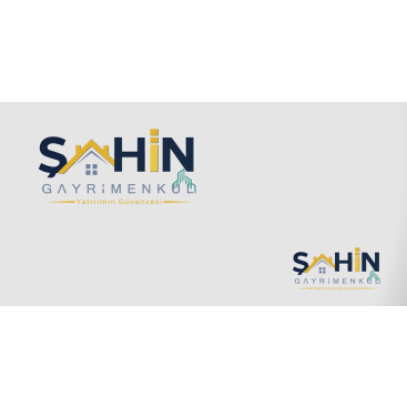 Şahin Gayrimenkul Logo + Kurumsal Kimlik yarışmasına tasarımcı izdüsümü tarafından sunulan  tasarım 
