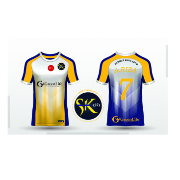 SERHAT KARS SPOR FK FORMA yarışmasına tasarımcı Ali Rıza  tarafından sunulan  tasarım 