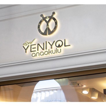 yeniyol anaokulumuza dikkat çekici logo  yarışmasına tasarımcı Tolgaaxu tarafından sunulan  tasarım 