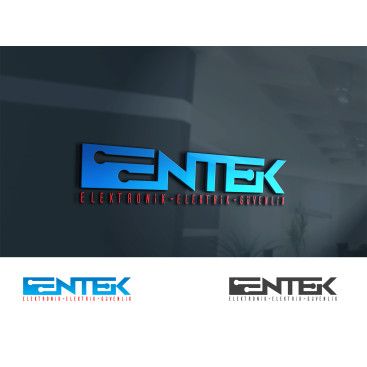 elektironik firma logosu yarışmasına tasarımcı hattori hanzo® tarafından sunulan  tasarım 