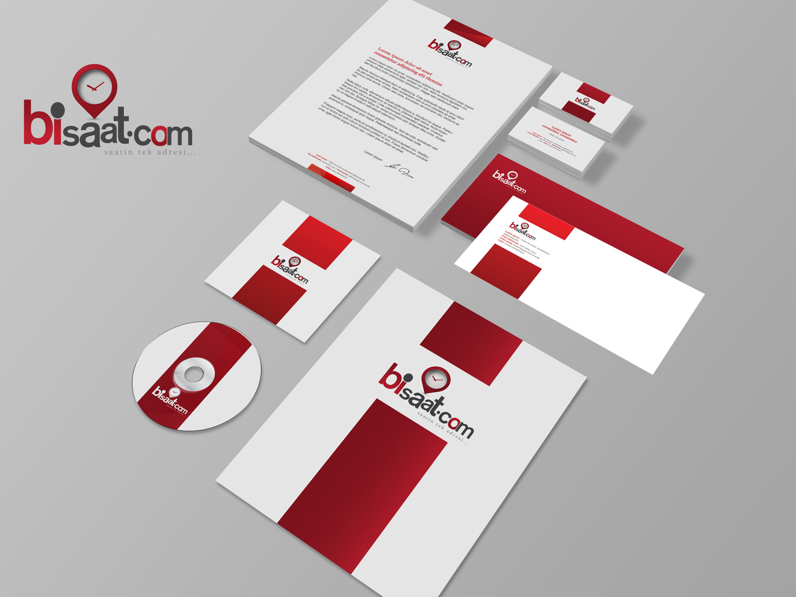 Tasarlayan yeliztasarım-Bisaat.com İÇİN LOGO VE KURUMSAL KİMLİK.