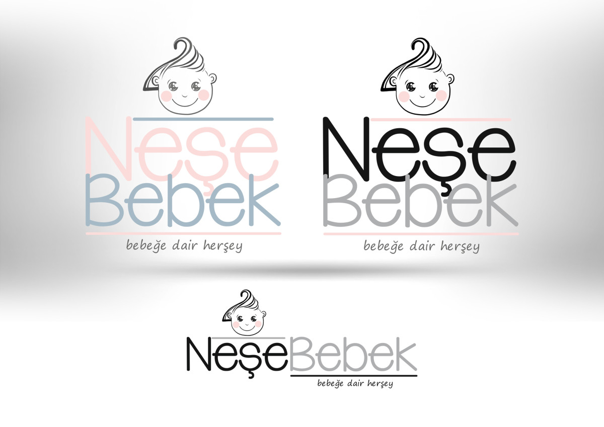 Tasarlayan osetmedya-NeşeBebek.com Logo Tasarımı 355x100 px