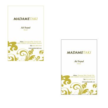 2 Marka Tek Kartvizit yarışmasına tasarımcı ycansaka tarafından sunulan  tasarım 