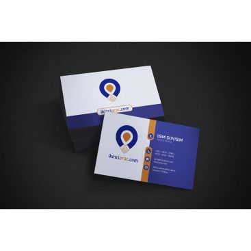 İKİNCİARAÇ İÇİN EN İYİ KARTVİZİT yarışmasına tasarımcı TARIKca tarafından sunulan  tasarım 