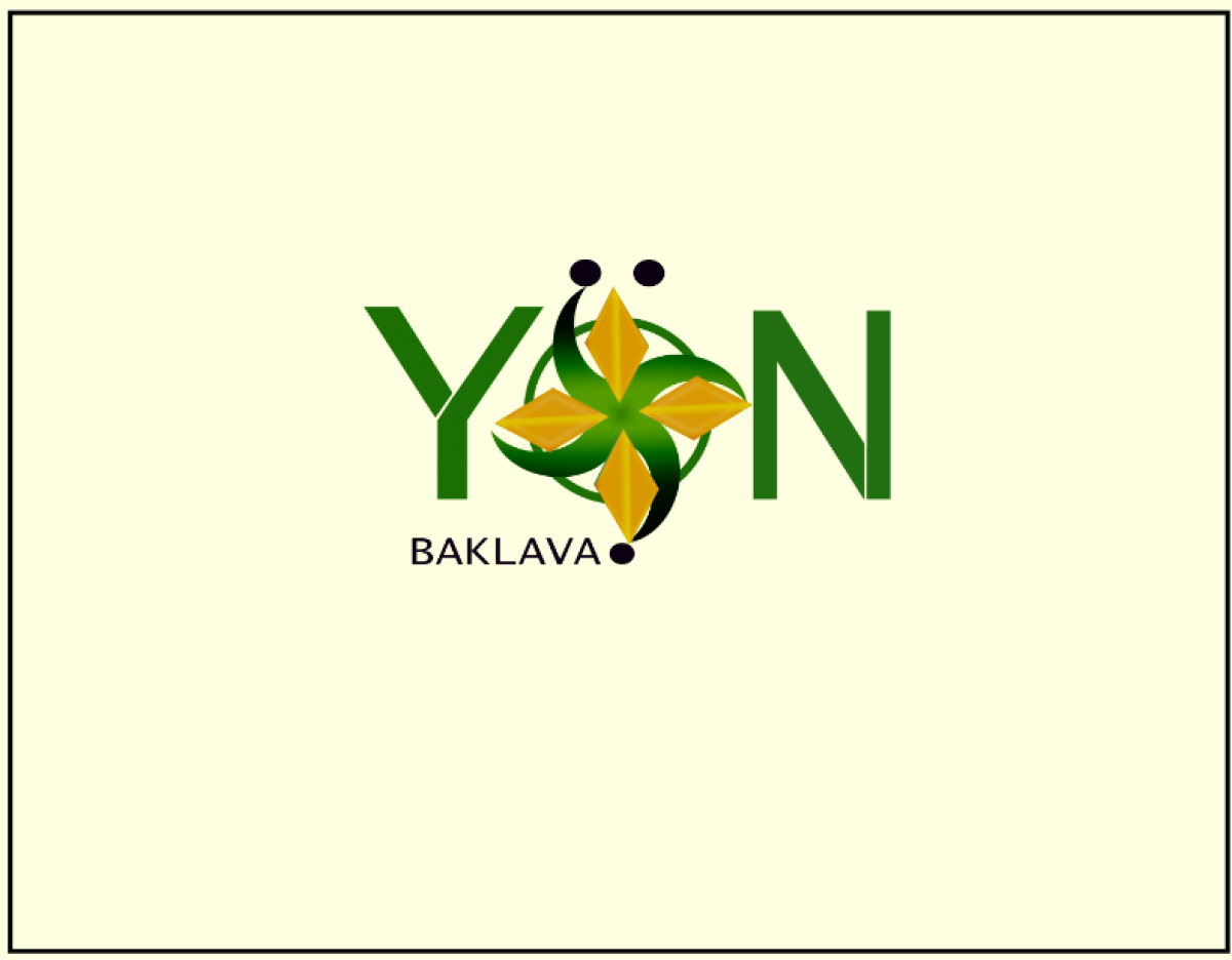 Tasarlayan özgün tasarımcı -Yön Baklava şirketimiz için sade ve şık