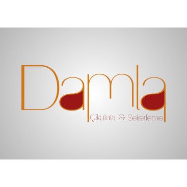 DAMLA Çikolata ve Şekerleme logo tasarım yarışmasına tasarımcı Esraya tarafından sunulan  tasarım 