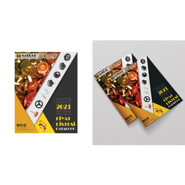 HAKKAR MAKİNA FİYAT LİSTESİ KAPAK SAYFA yarışmasına tasarımcı dasein'oe tarafından sunulan  tasarım 