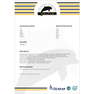 Delfin Vinç Kurumsal Kimlik Tasarımı  yarışmasına tasarımcı wAres tarafından sunulan  tasarım 