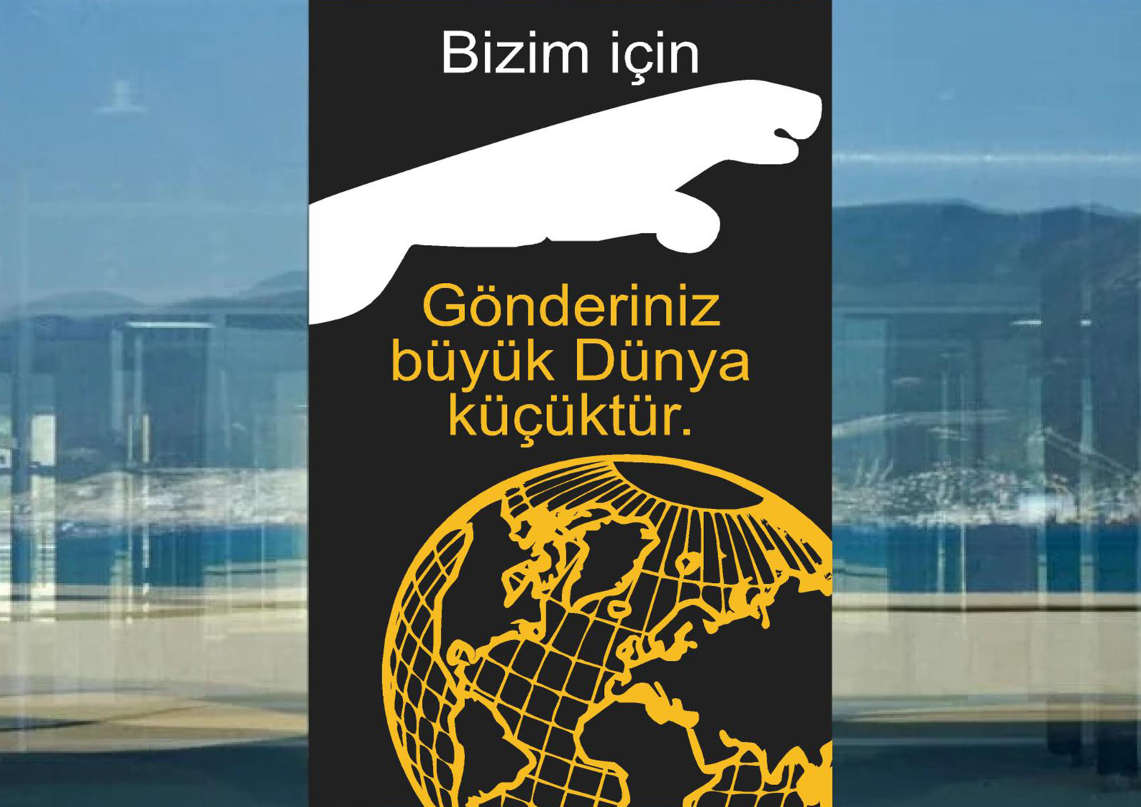 Tasarlayan TAMGAMAN-Kargo Firmamıza Tabela ve Cam Tasarımı