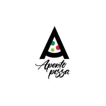 APERTO PİZZA LOGOSUNU ARIYOR yarışmasına tasarımcı burranazzo tarafından sunulan  tasarım 