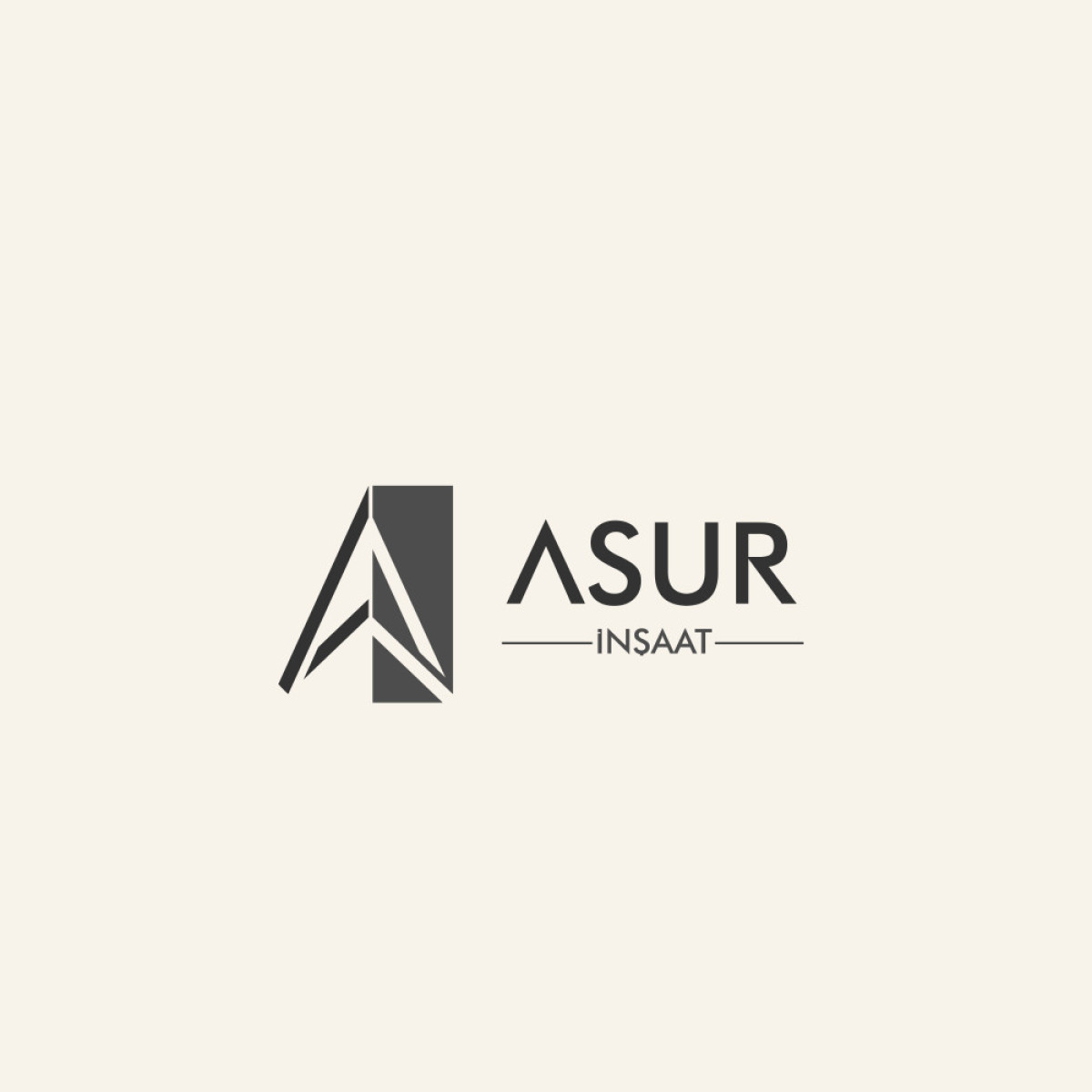 Tasarlayan barpek-ASUR İNŞAAT İÇİN LOGO TASARIM