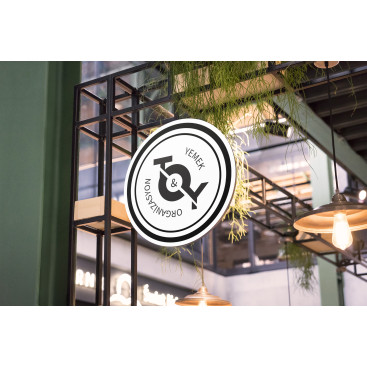 Kurumsal Catering&Organizasyon Logosu yarışmasına tasarımcı DesigNero tarafından sunulan  tasarım 