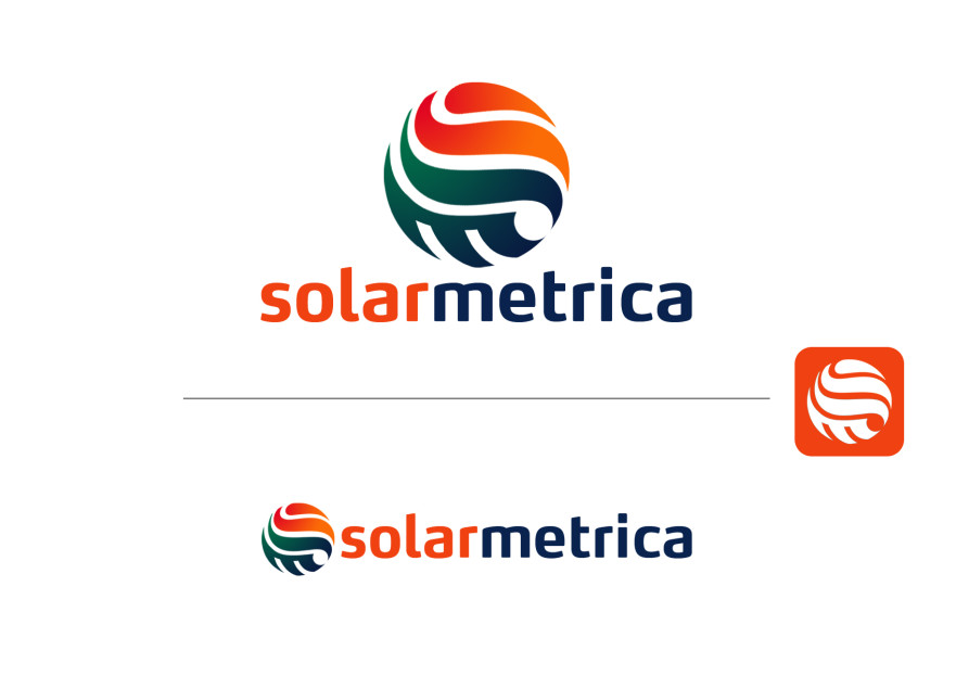 solarmetrica.com İçin Yenilikçi Logo yarışmasına tasarımcı grafikodam tarafından sunulan  tasarım 