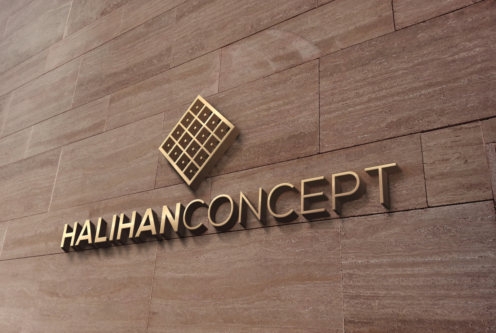 Tasarlayan ekaredesign-HALIHAN markası için logo ve tabela