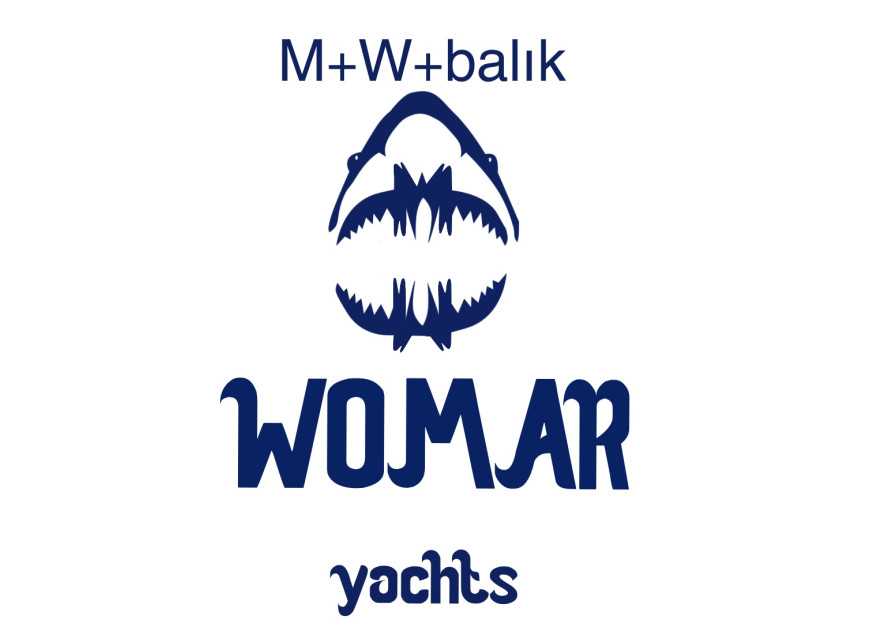 Yeni kurulan yat imalat firmamıza logo yarışmasına tasarımcı muka production tarafından sunulan  tasarım 