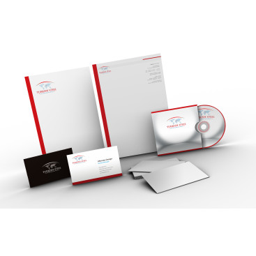 Çelik ihracatçıları birliği kurumsal  yarışmasına tasarımcı hdytgrafik tarafından sunulan  tasarım 