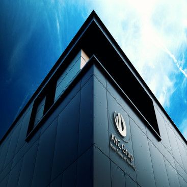 AYC Grup için logo tasarım yarışması yarışmasına tasarımcı x24 tarafından sunulan  tasarım 