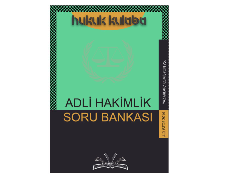 Hukuk Kitabı Kapak tasarımı yarışmasına tasarımcı aeymrzc tarafından sunulan  tasarım 