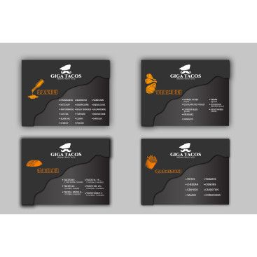 Fast Food Menüsü Tasarimi yarışmasına tasarımcı DamlaÖzay tarafından sunulan  tasarım 