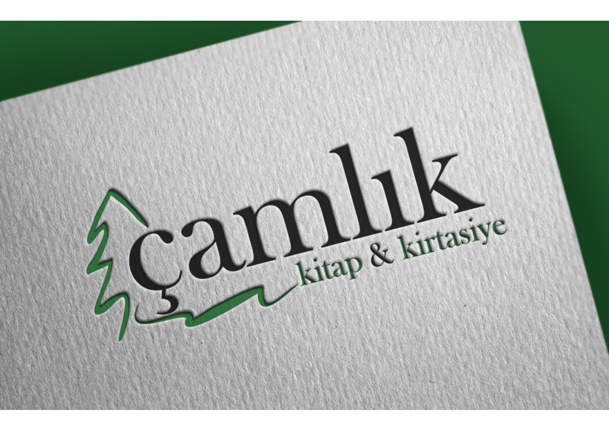 ÇAMLIK KİTAP-KIRTASİYE İÇİN LOGO TASARIM yarışmasına tasarımcı grfkismail tarafından sunulan  tasarım 