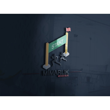 START MİMARLIK LOGOSUNU ARIYOR yarışmasına tasarımcı Yüzbaşıkara tarafından sunulan  tasarım 