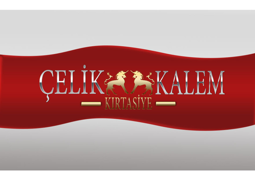 ÇELİK KALEM KIRTASİYE LOGO TASARIM  yarışmasına tasarımcı VYLMZ tarafından sunulan  tasarım 