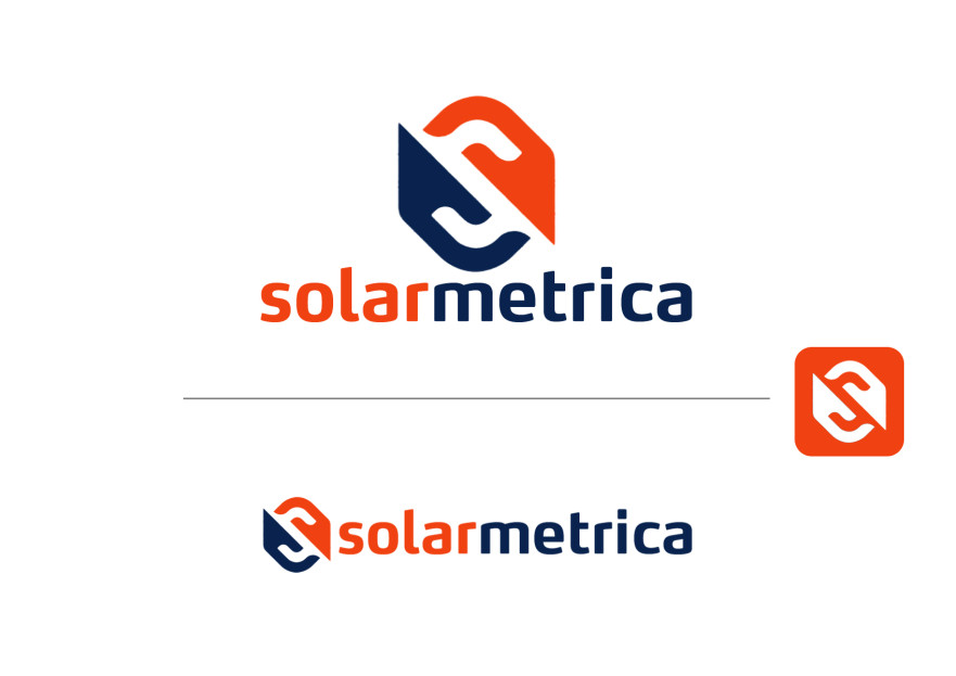 solarmetrica.com İçin Yenilikçi Logo yarışmasına tasarımcı grafikodam tarafından sunulan  tasarım 