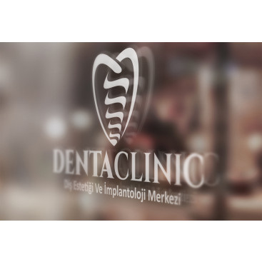 Diş kliniği logo tasarımı yarışmasına tasarımcı wAres tarafından sunulan  tasarım 