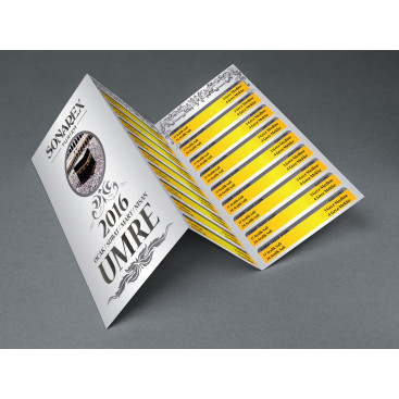 Tur Programları Broşürü yarışmasına tasarımcı GhostSpy tarafından sunulan  tasarım