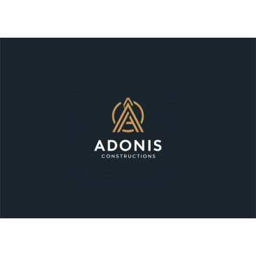 Adonis Construction Logo Tasarımı yarışmasına tasarımcı GhostSpy tarafından sunulan  tasarım 